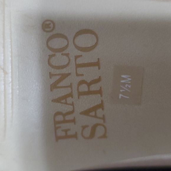 FRANCO SARTO Slip-on round toe heel shoes 7 1/2 Tan (Ss15) - Picture 8 of 9